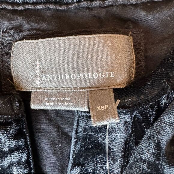 Anthropologie NWT The Somerset Max Black Dress Velvet Edition Size XS Petite - Picture 7 of 11